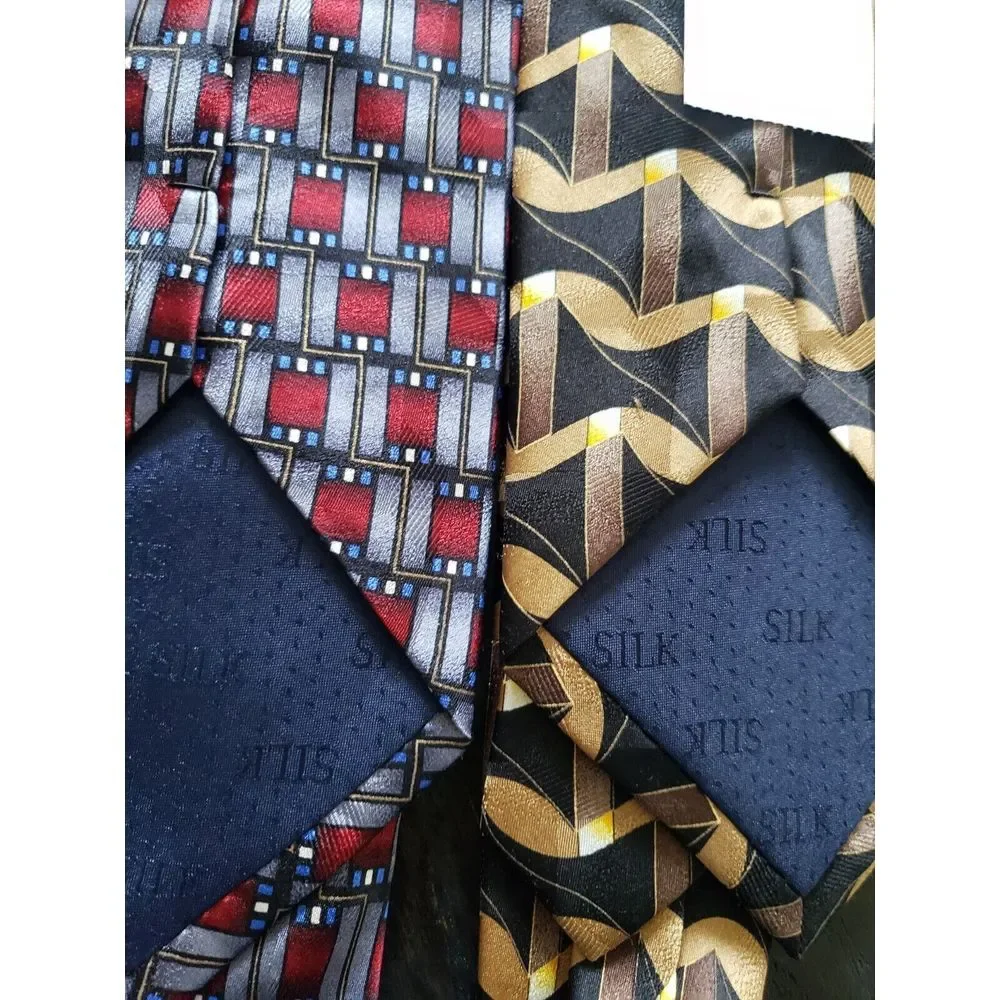 Two Silk ties An Alyssa Layne Design Silk Ties 2‎